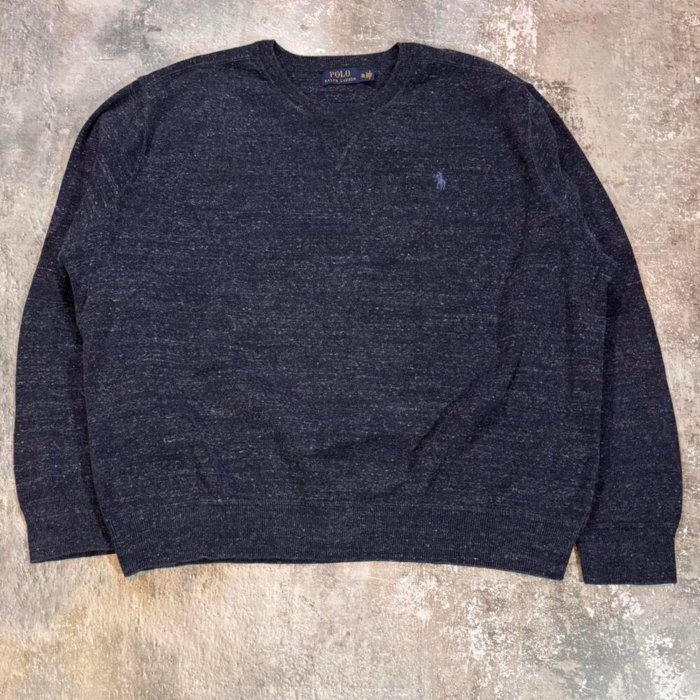 Polo Ralph Lauren Heather Blue Sweater. Size XXL
